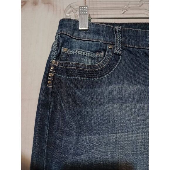 White House Black Market‎ Jeans Ladies 0 Dark Wash Slim Leg - Picture 4 of 9